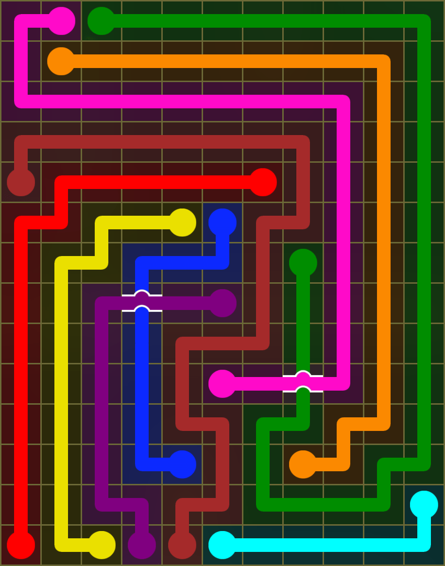 Flow Free 6438 Solution