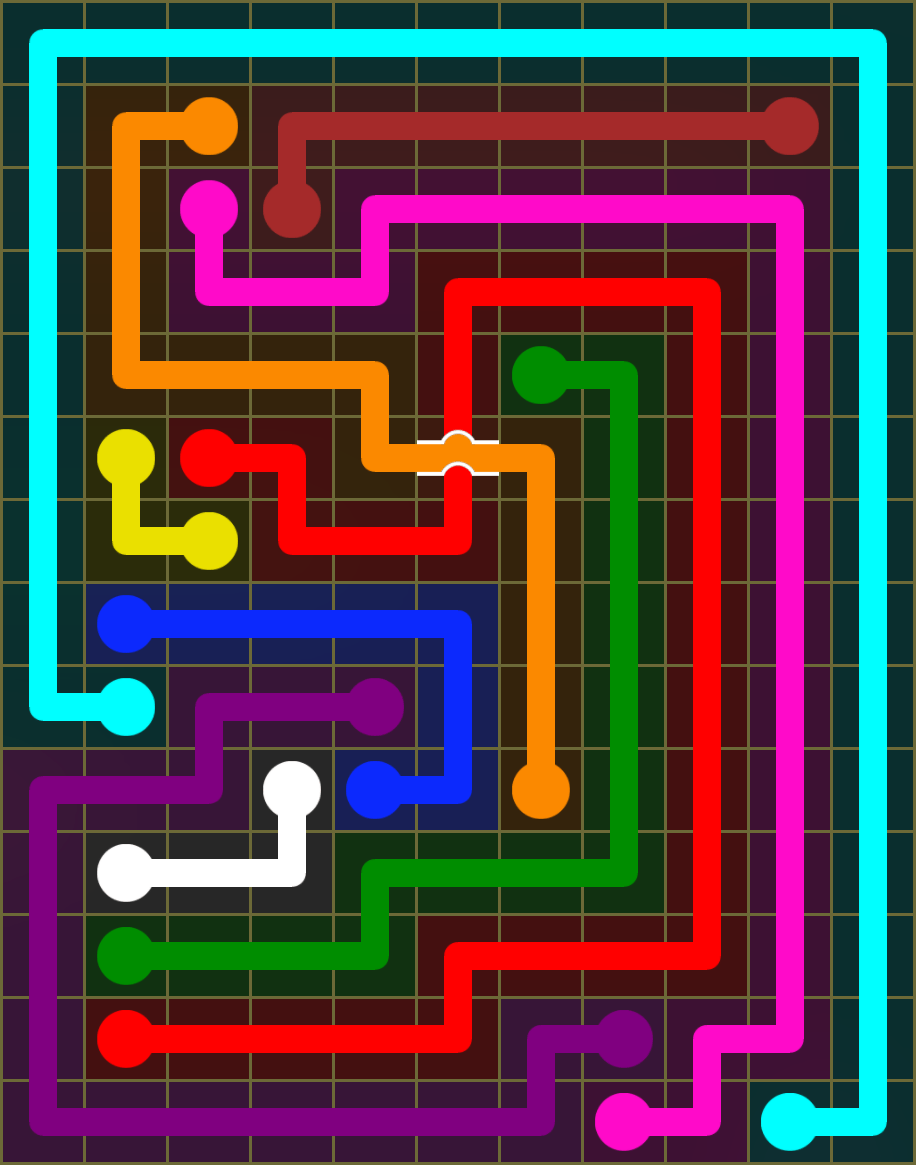Flow Free 6448 Solution