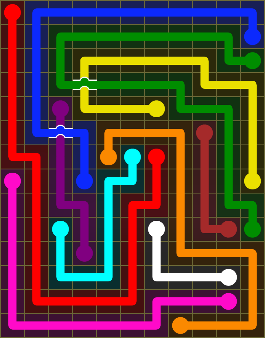 Flow Free 6555 Solution