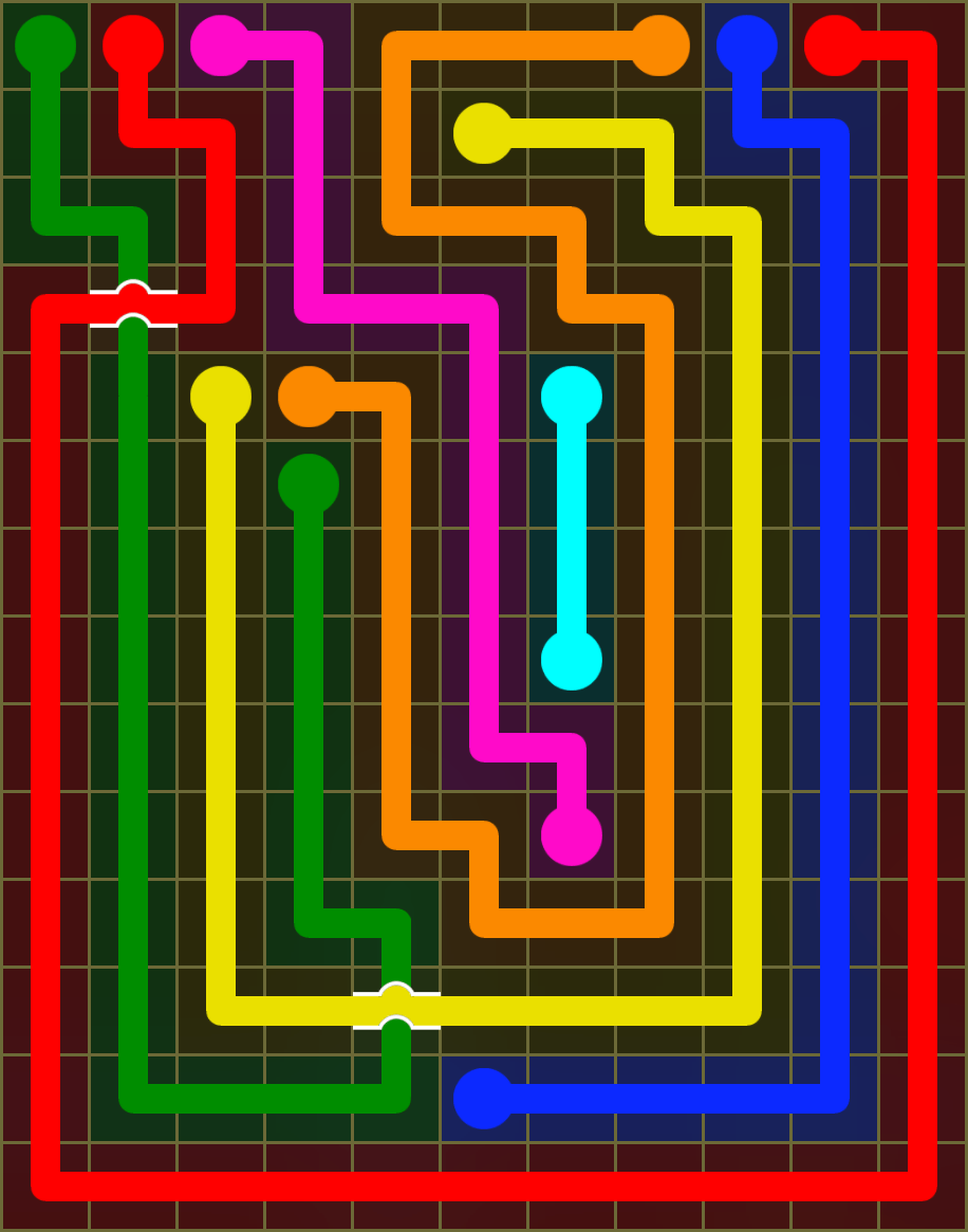 Flow Free 6212 Solution