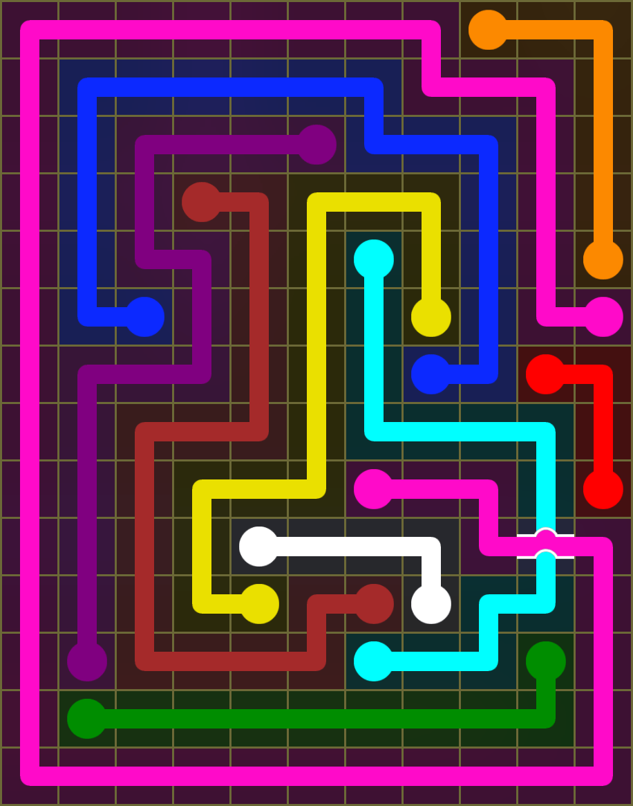 Flow Free 6219 Solution