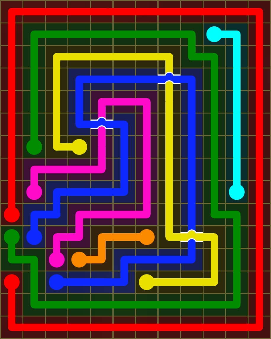 Flow Free 6759 Solution