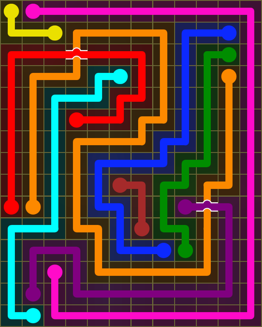Flow Free 6774 Solution