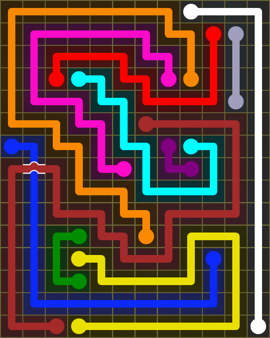 Flow Free 6598 Solution