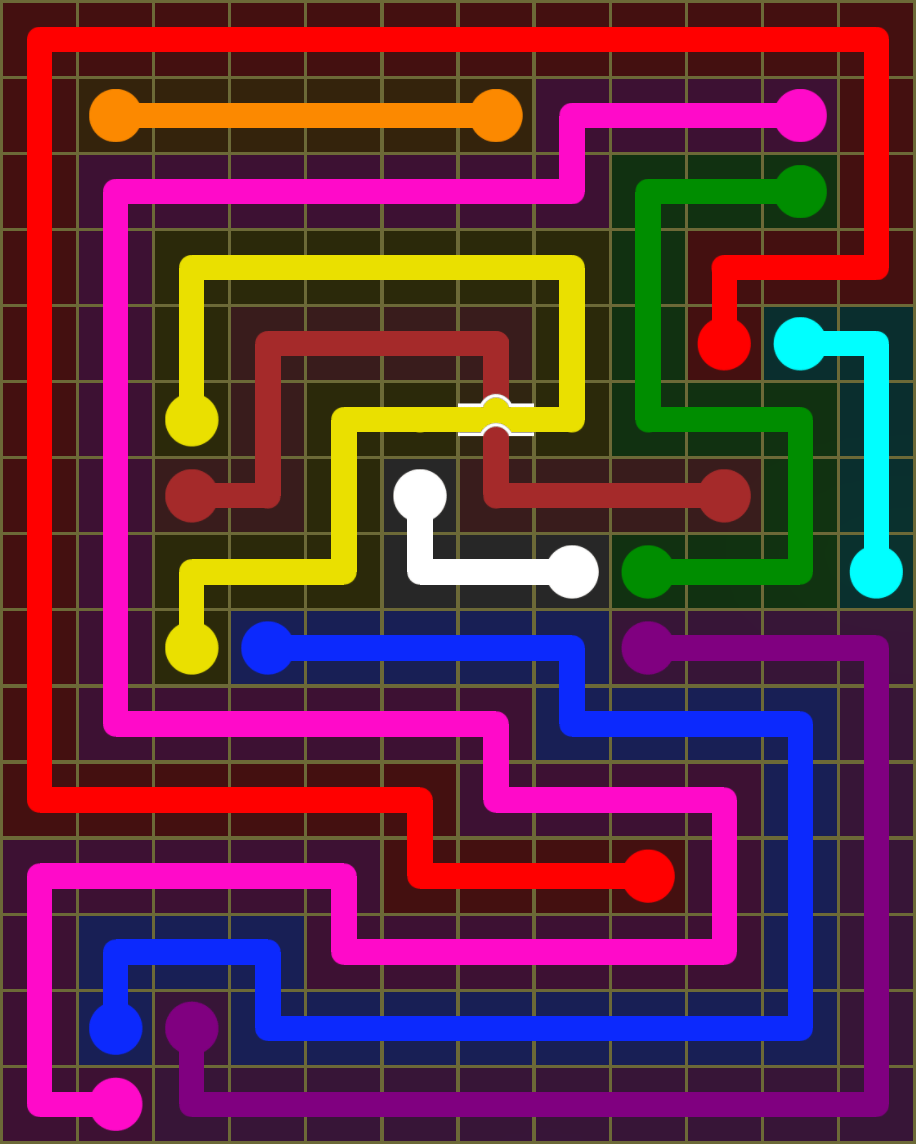Flow Free 6631 Solution