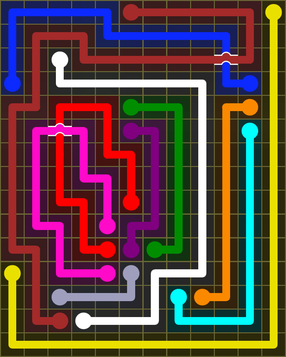 Flow Free 6646 Solution