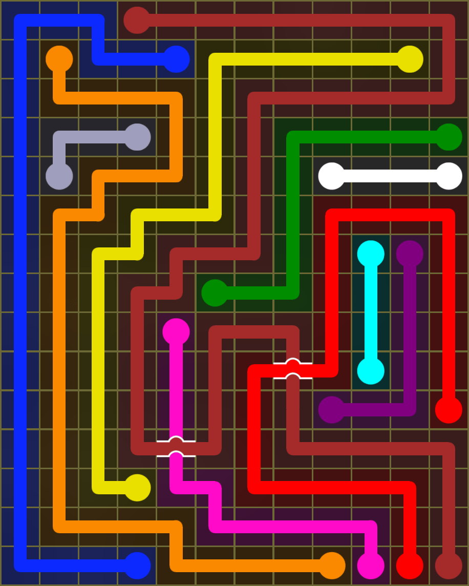 Flow Free 6648 Solution
