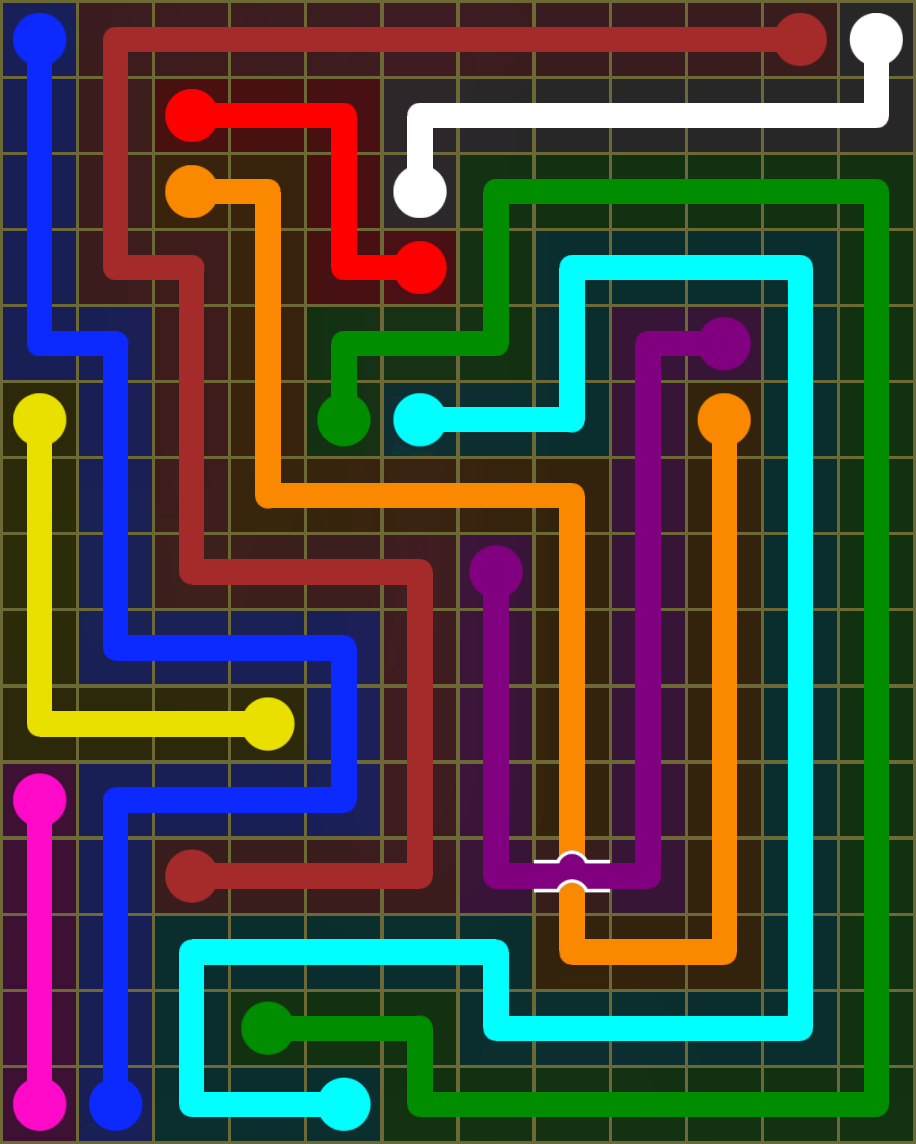 Flow Free 6662 Solution