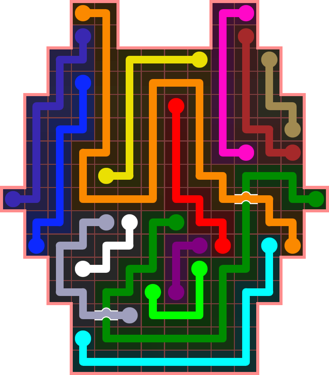 Flow Free 4442 Solution