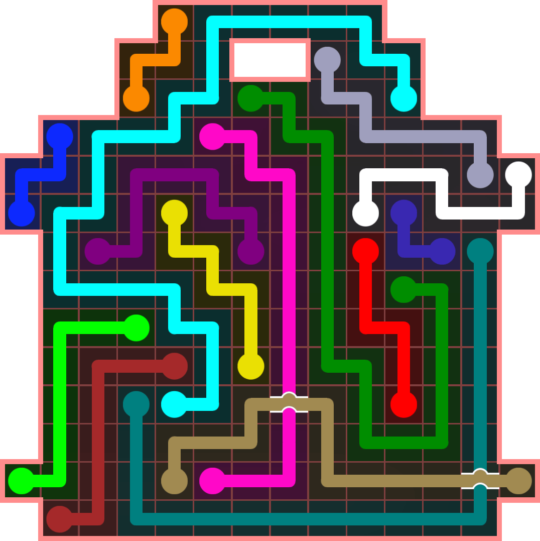 Flow Free 4443 Solution