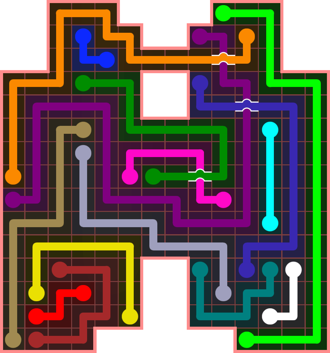 Flow Free 4461 Solution