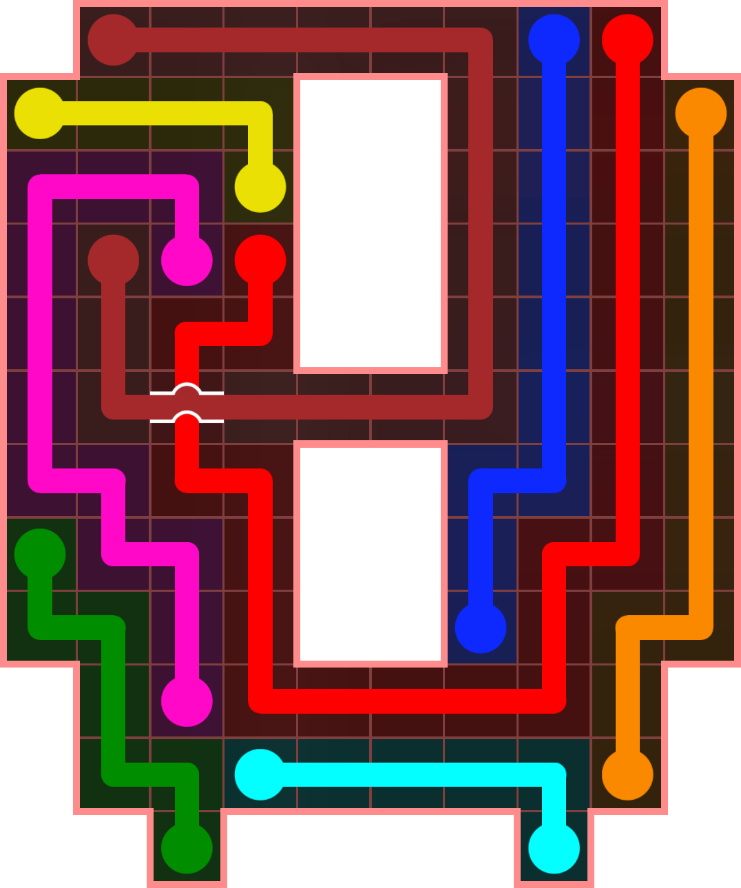 Flow Free 4376 Solution