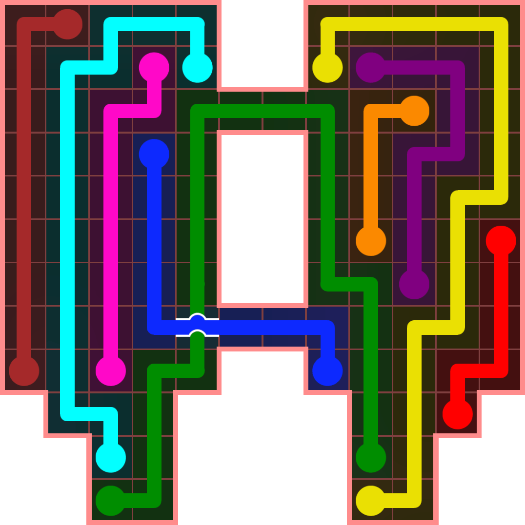Flow Free 4393 Solution