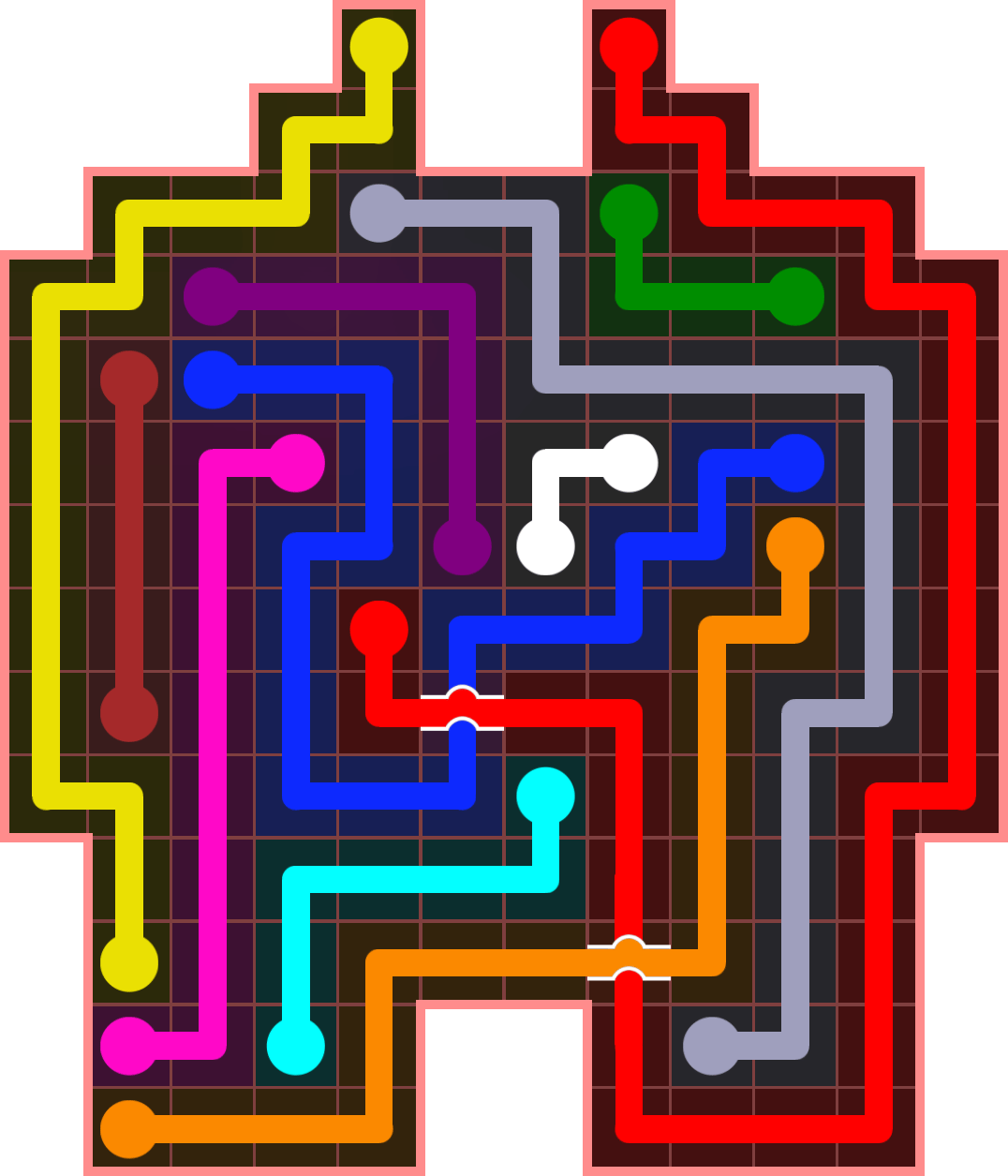 Flow Free 4421 Solution