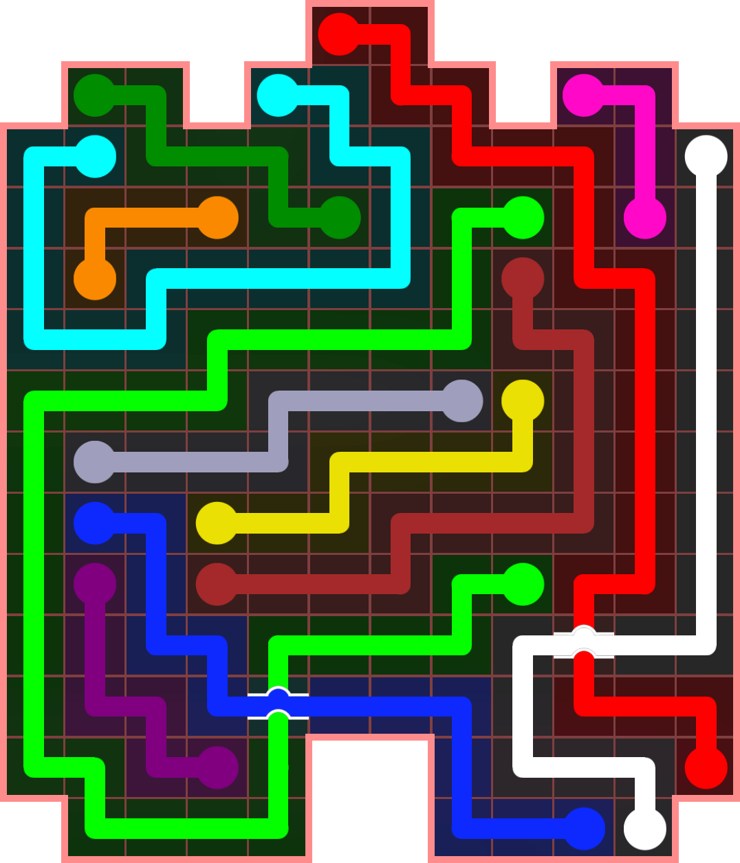 Flow Free 4432 Solution