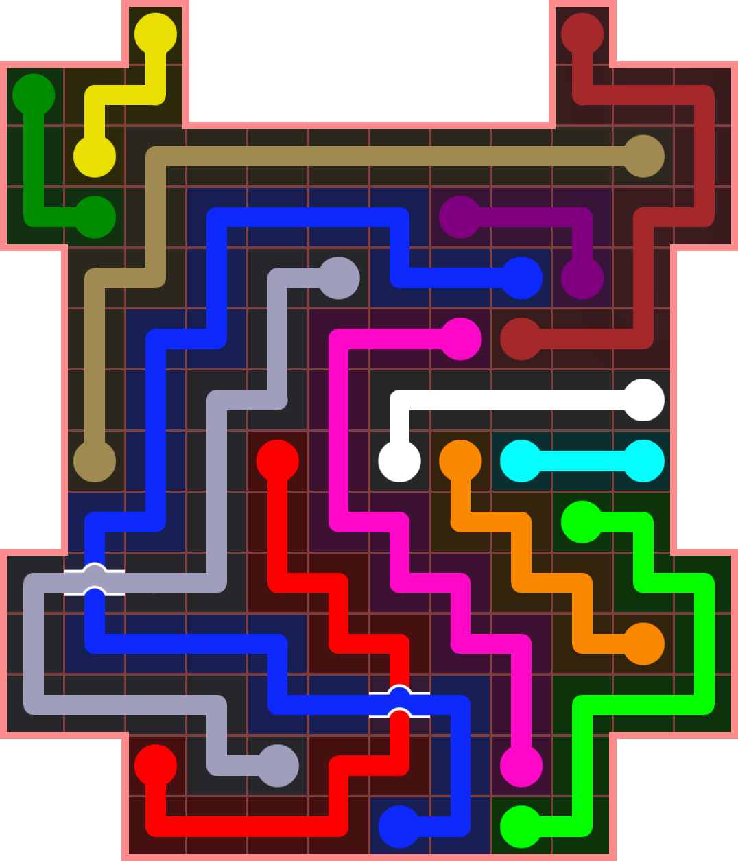 Flow Free 4419 Solution