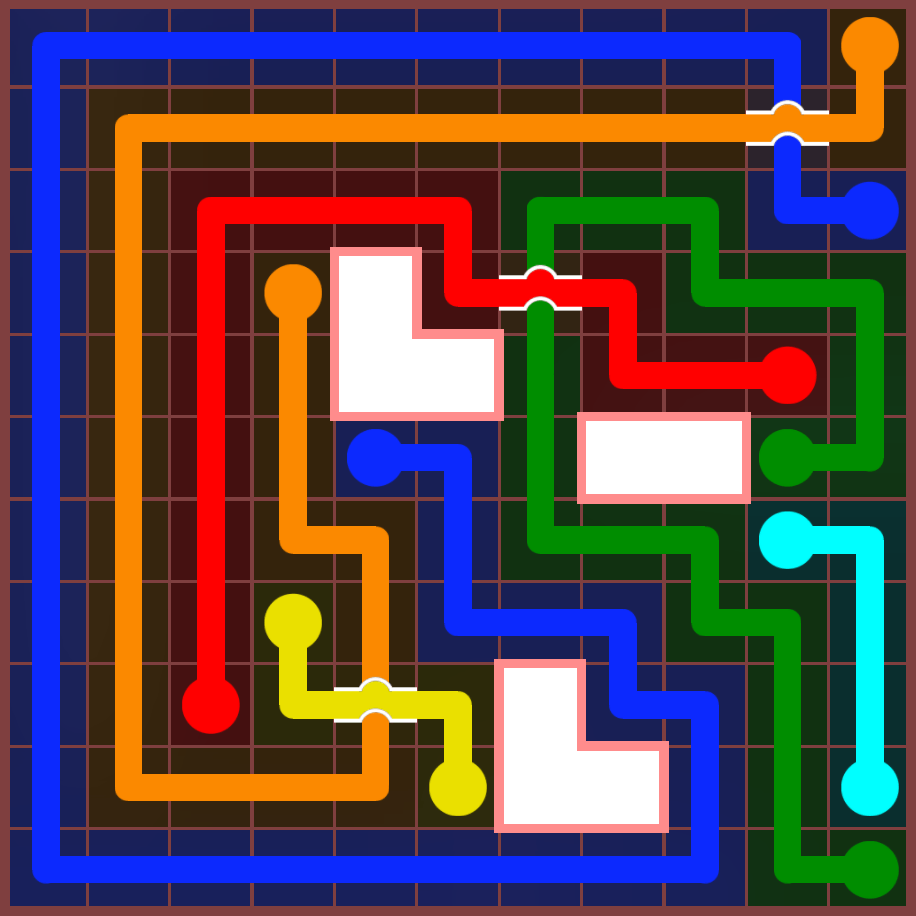 Flow Free 4581 Solution