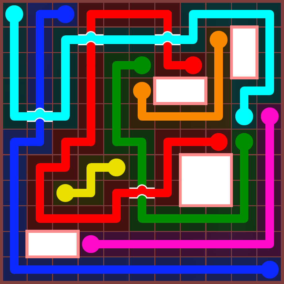 Flow Free 4583 Solution