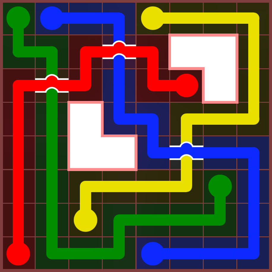 Flow Free 4490 Solution
