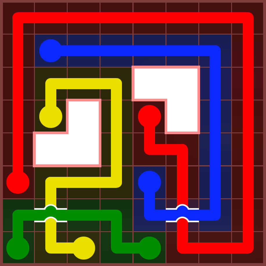 Flow Free 4496 Solution