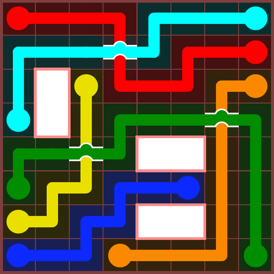 Flow Free 4473 Solution