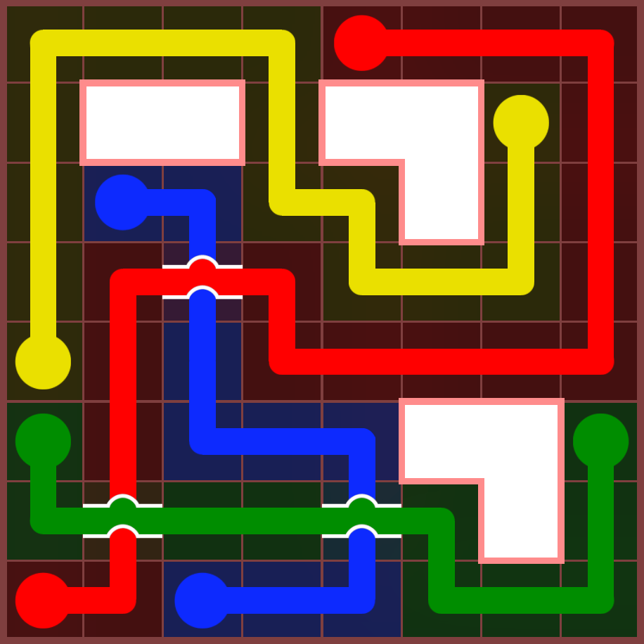 Flow Free 4474 Solution