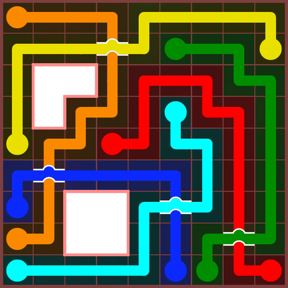 Flow Free 4516 Solution