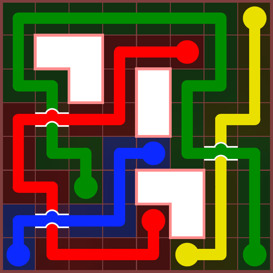 Flow Free 4476 Solution