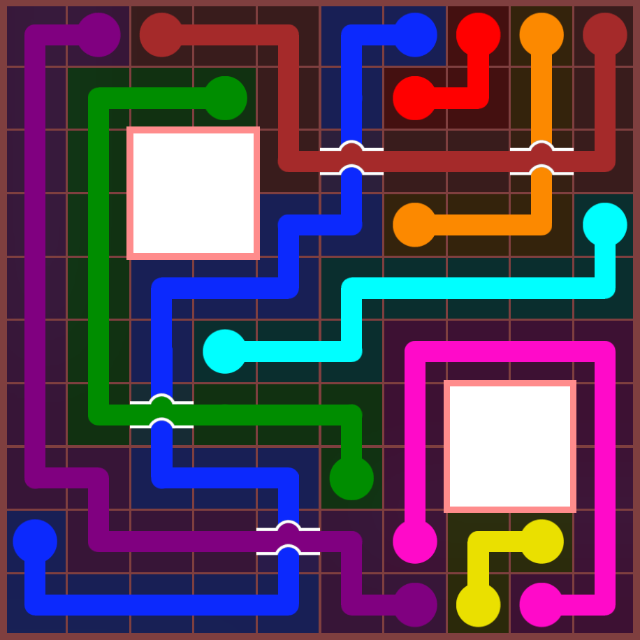 Flow Free 4544 Solution