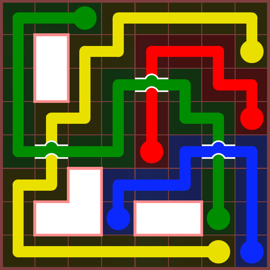 Flow Free 4478 Solution