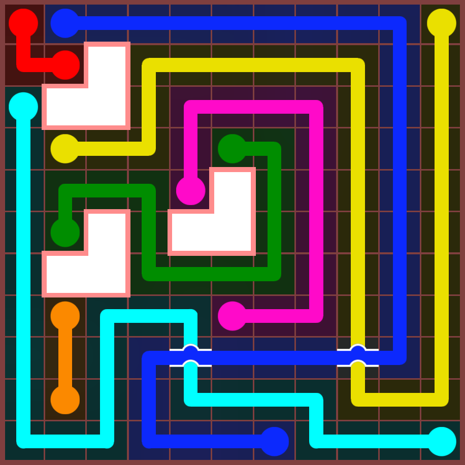 Flow Free 4566 Solution