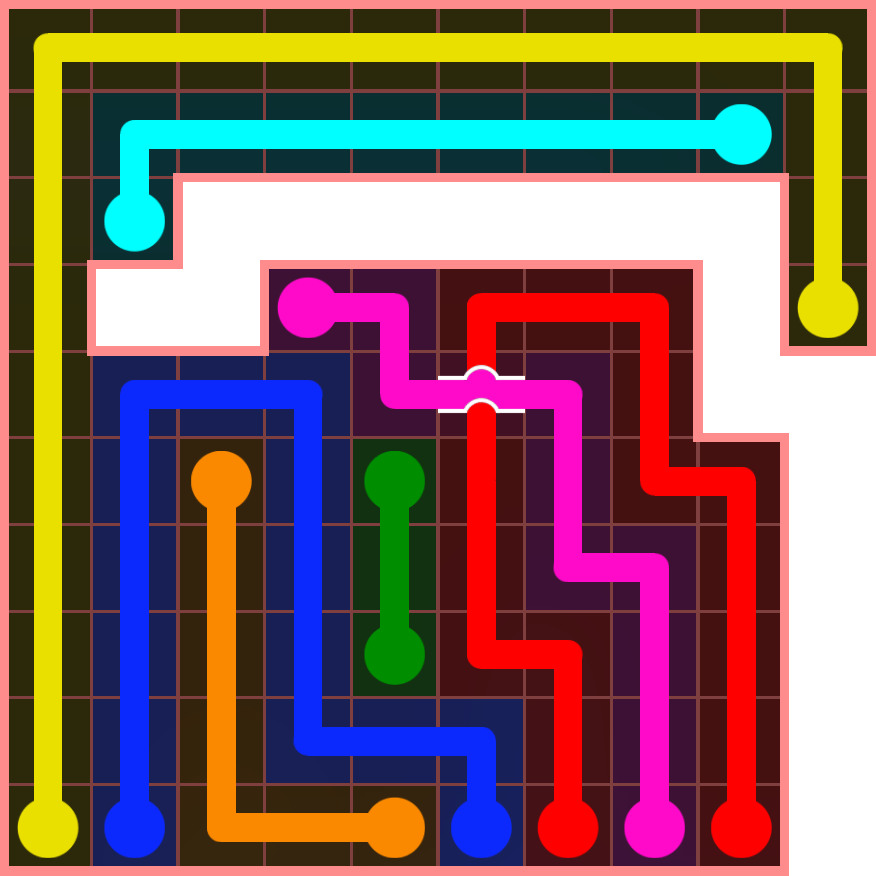 Flow Free 4631 Solution