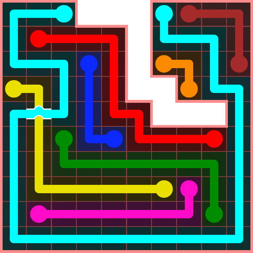 Flow Free 4634 Solution