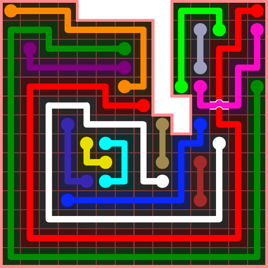 Flow Free 4767 Solution