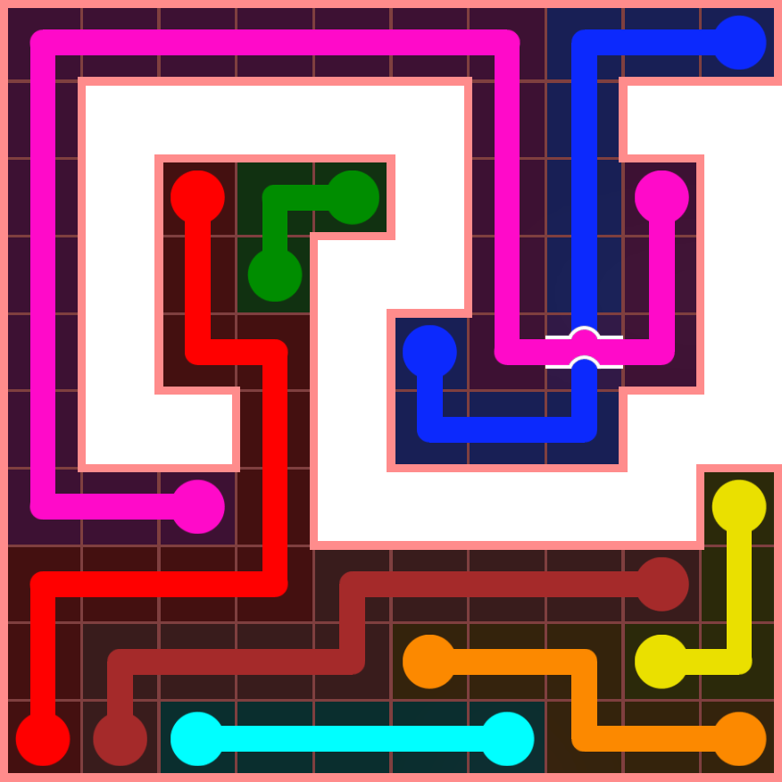 Flow Free 4636 Solution