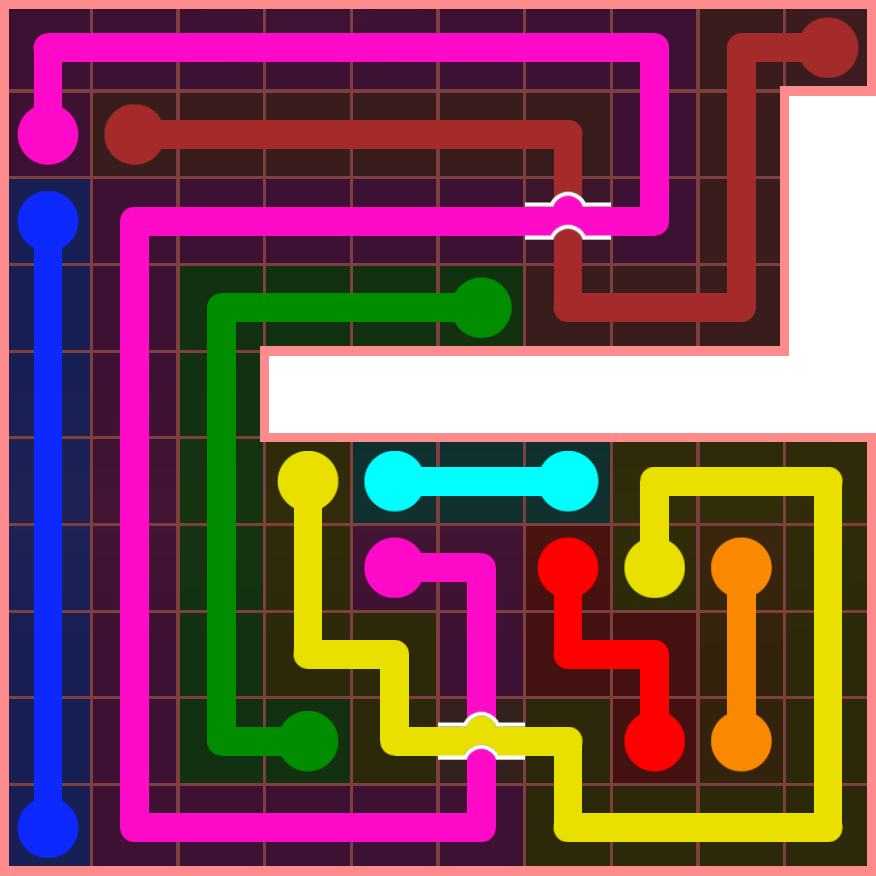 Flow Free 4639 Solution
