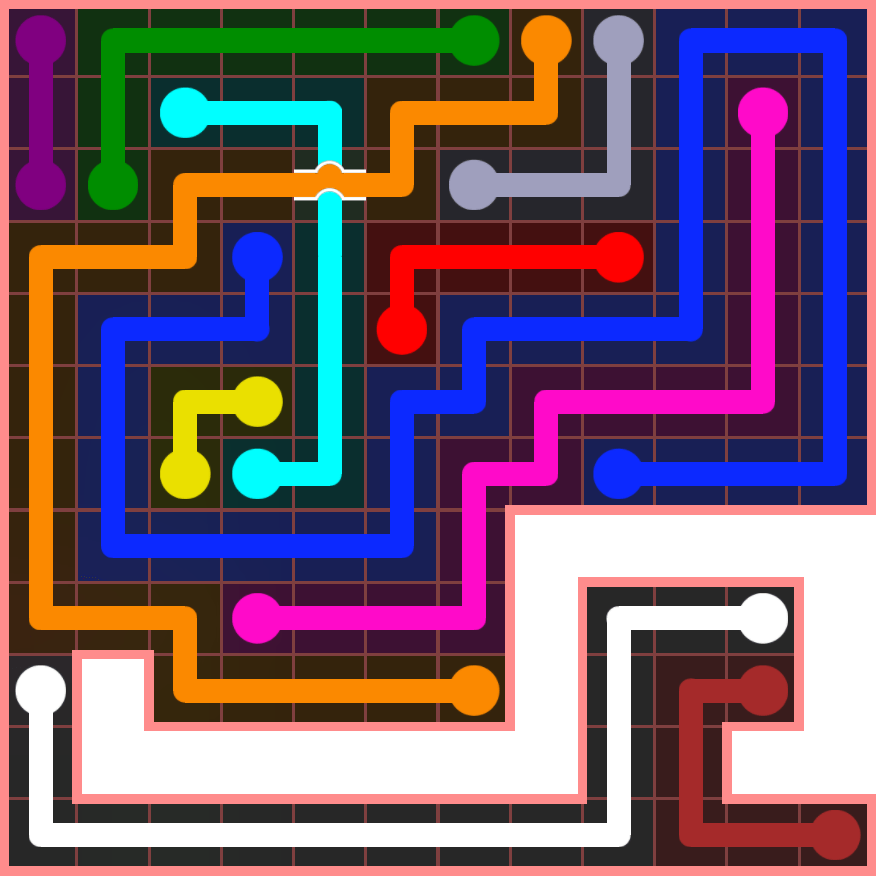 Flow Free 4681 Solution
