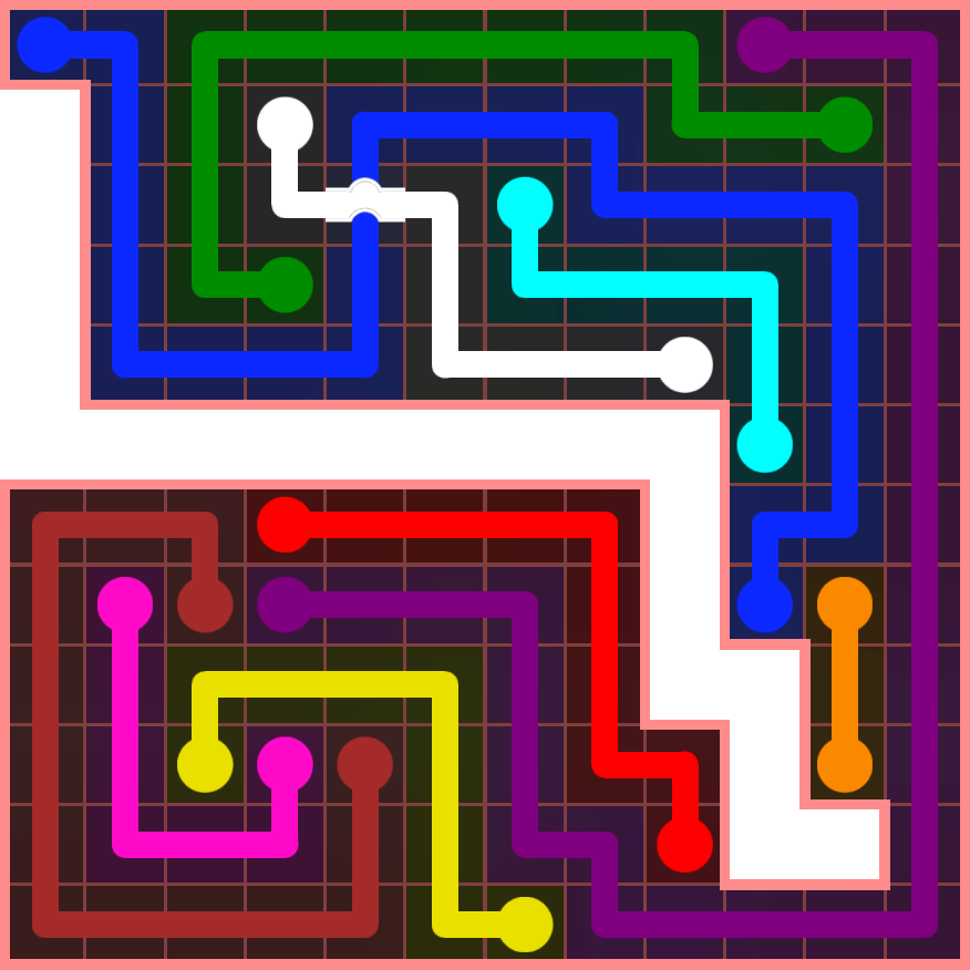 Flow Free 4689 Solution