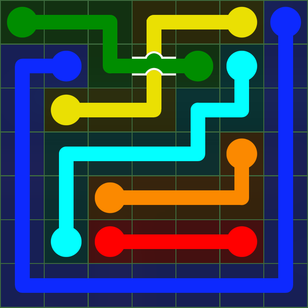 Flow Free 2486 Solution