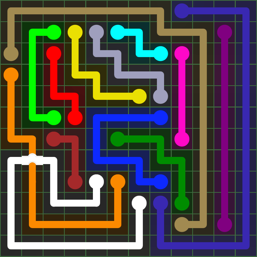 Flow Free 2495 Solution