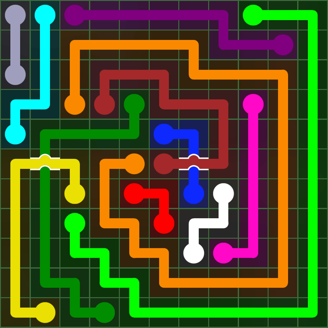 Flow Free 2459 Solution