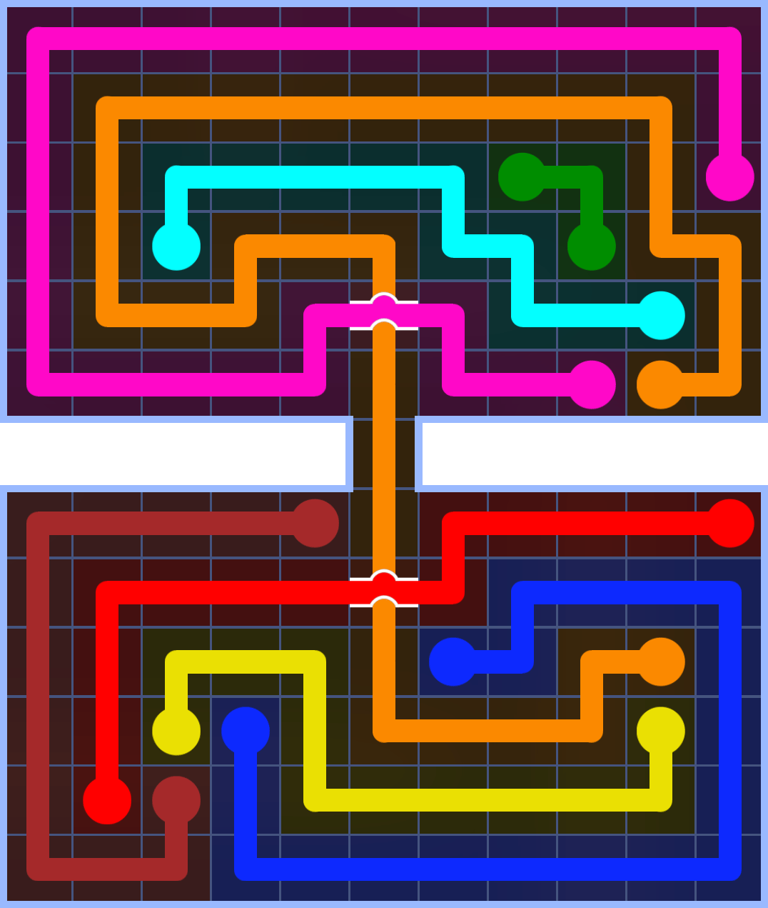 Flow Free 3336 Solution