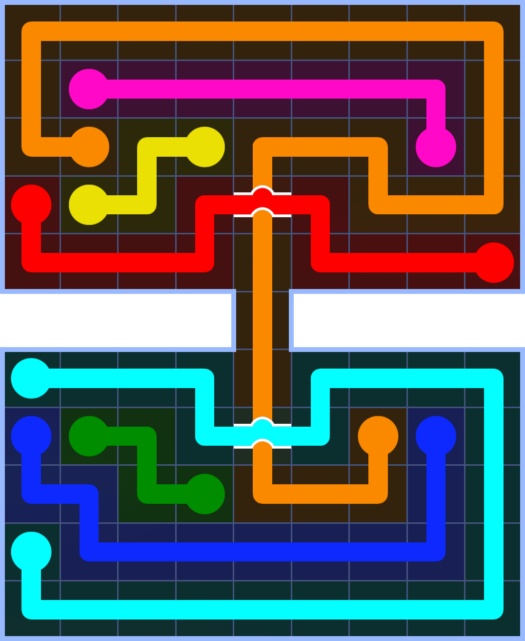 Flow Free 3274 Solution