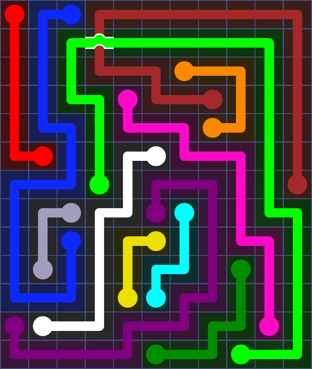 Flow Free 3237 Solution