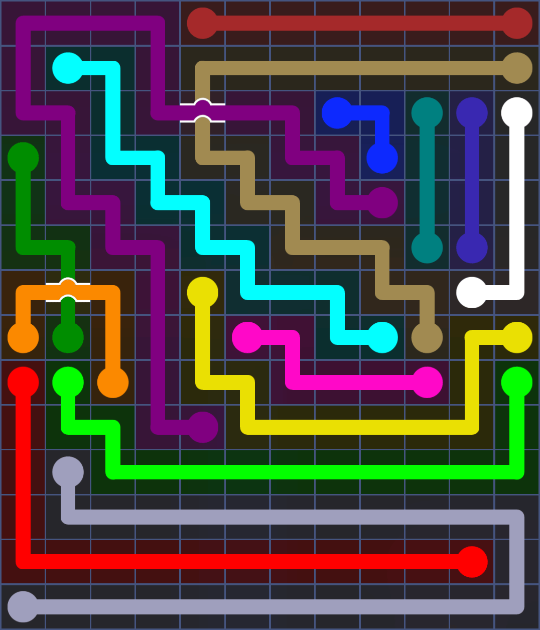 Flow Free 3259 Solution