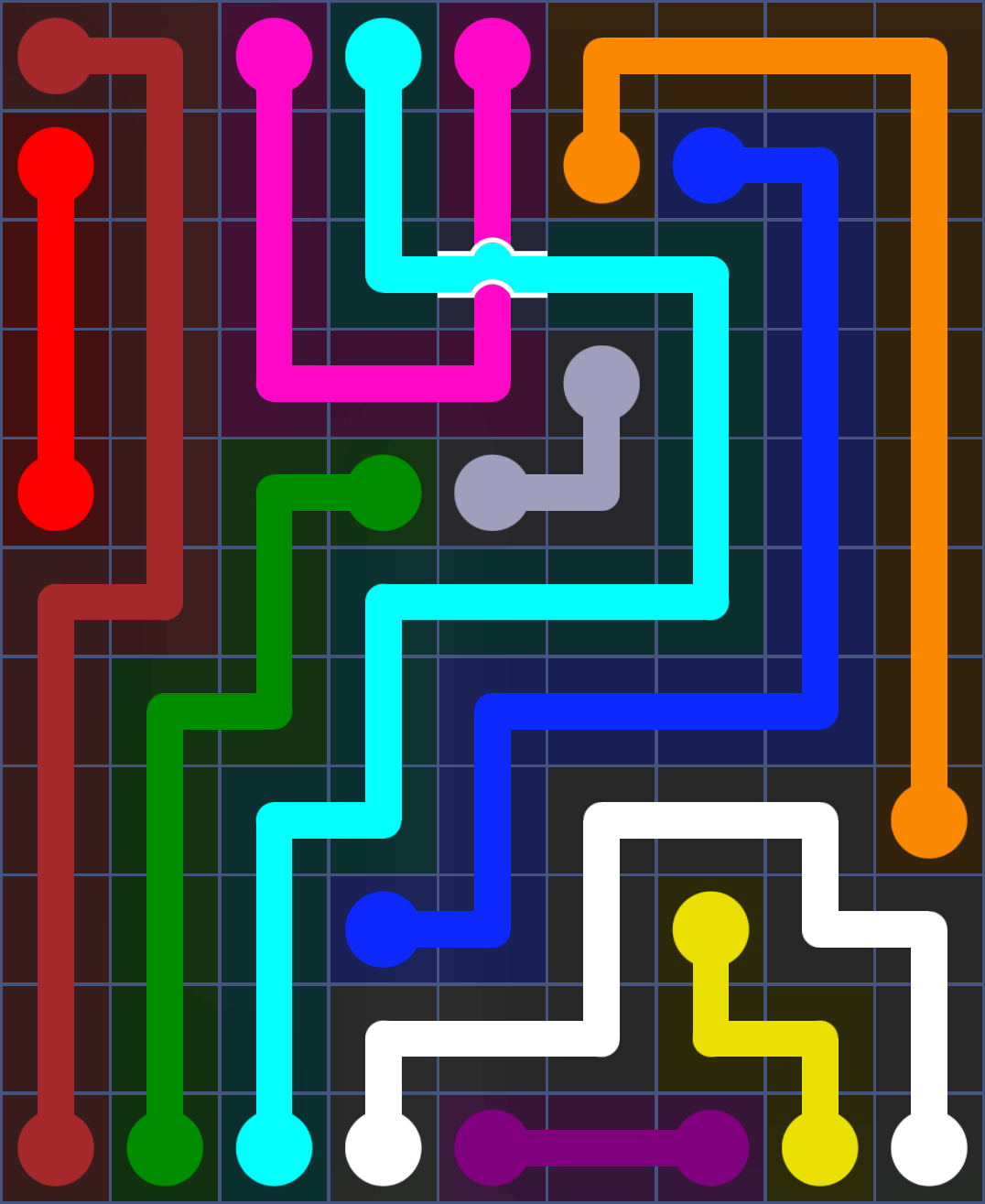 Flow Free 3153 Solution