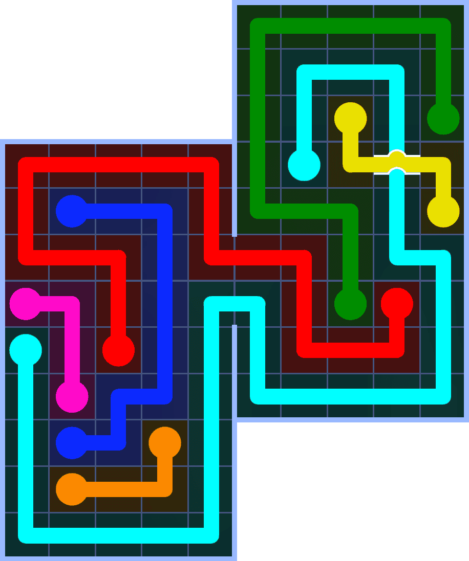 Flow Free 7174 Solution