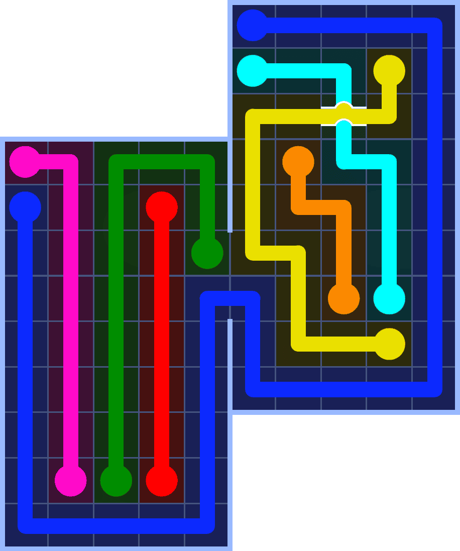 Flow Free 7179 Solution