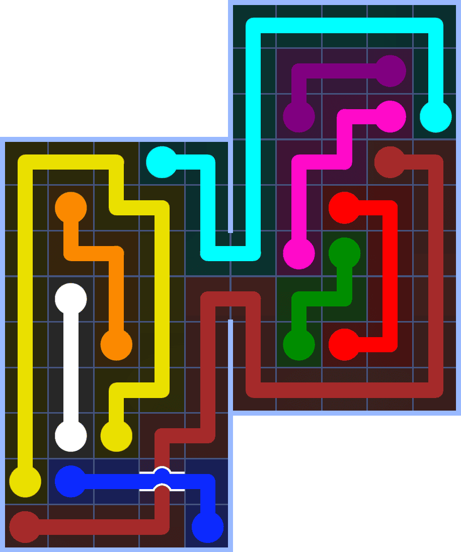 Flow Free 7182 Solution