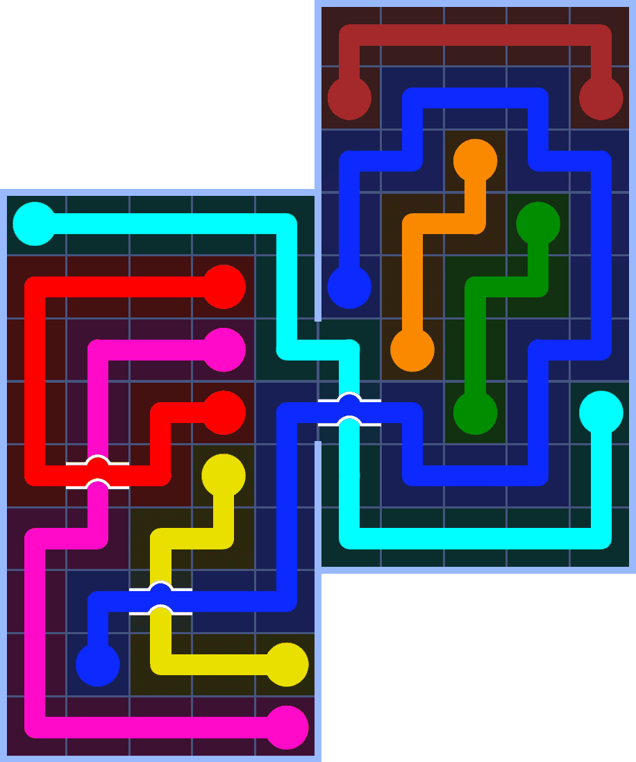 Flow Free 7183 Solution